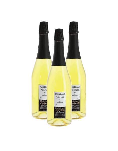 lot 3 Hydromel Pétillant au miel de Normandie 3x75cl 9%