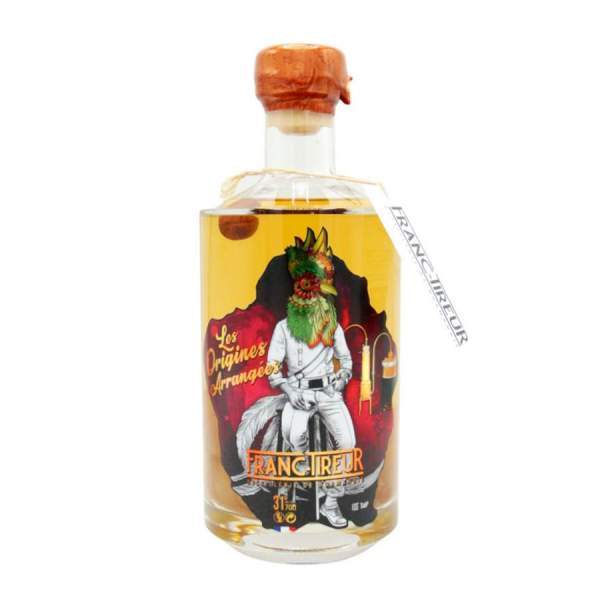 Rhum poire vanille bio "Les Origines Arrangées" - Franc-Tireur 70cl 31%