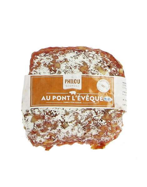 Saucisson sec au Pont-l'évêque Le philou normand 220g