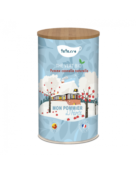 Thé vert bio pomme cannelle - Mon pommier d'hiver - Tatasse 100g