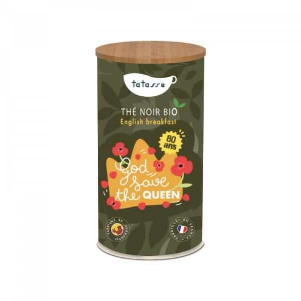 Thé noir bio English-Breakfast Tatasse 100g