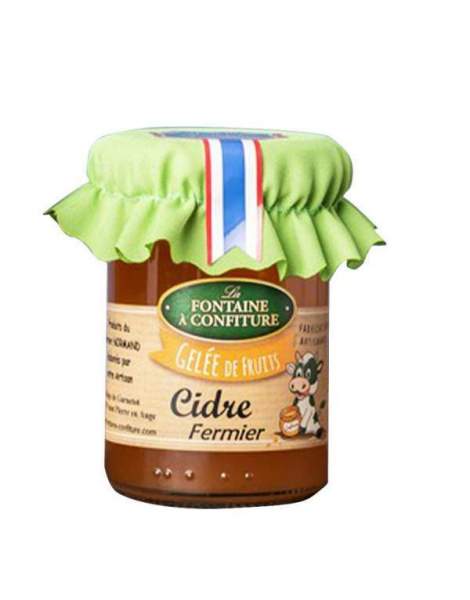 Gelée de cidre fermier La Fontaine à Confiture 230g