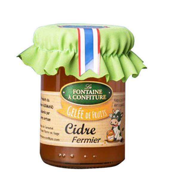 Gelée de cidre fermier La Fontaine à Confiture 230g