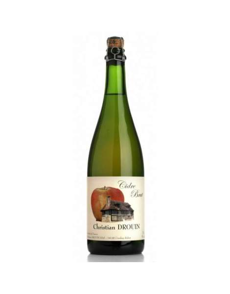 Cidre brut non pasteurisé et non filtré Drouin 75cl 5%