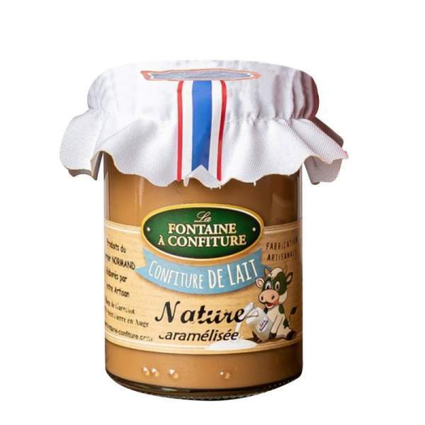 Confiture de lait nature caramélisée La fontaine à confiture 230g