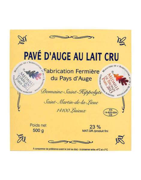 Pavé d'Auge Fermier St Hippolyte 400g