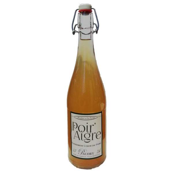 Poir'Aigre vinaigre de poire Pacory bouteille 75cl