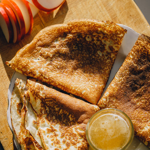 La recette de crêpes normandes