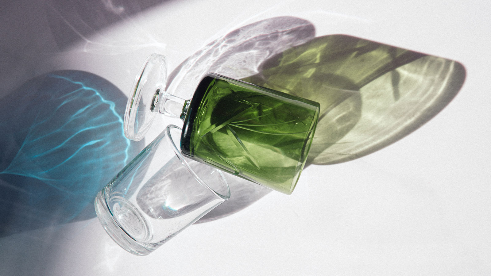 Verre vide pour consommer de l'absinthe