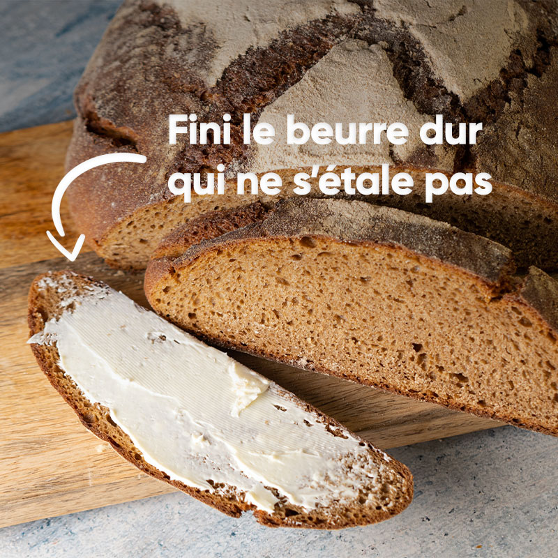 Fini le beurre dur qui ne s'étale pas